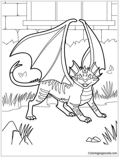 Cat Dragon Coloring Page Coloring Page Free Printable Coloring Pages