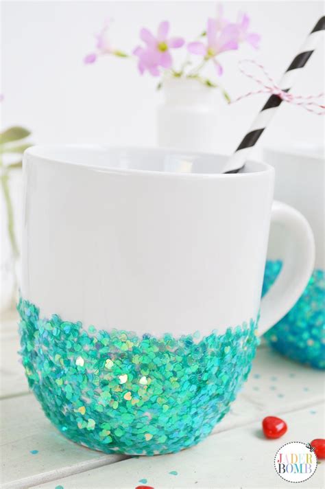 12 Months Of Martha Glittered Mugs Jaderbomb Glitter Diy Crafts