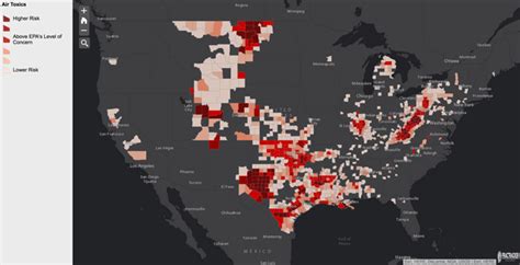 Air Toxics The Oil And Gas Threat Map