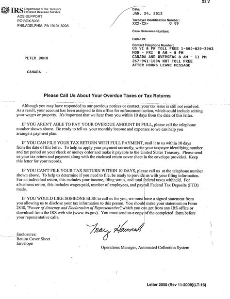 This letter is frequently used to reconcile payments of the advanced premium tax credit. Sample Business Letter To Irs | Sample Business Letter