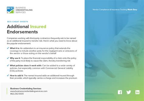 What does it mean to be named as an additional insured? The Basics of Additional Insured Endorsements