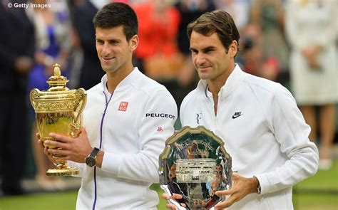 Novak Djokovic Et Roger Federer Wimbledon 2015 Tennis Live Tennis Fan