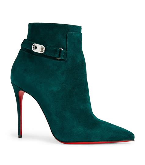 christian louboutin lock so kate booty suede ankle boots 100 harrods hk