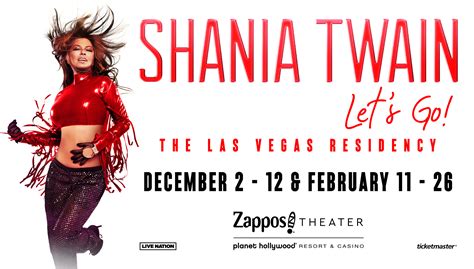 Shania Twain Announces 14 New Show Dates For Las Vegas Residency ...