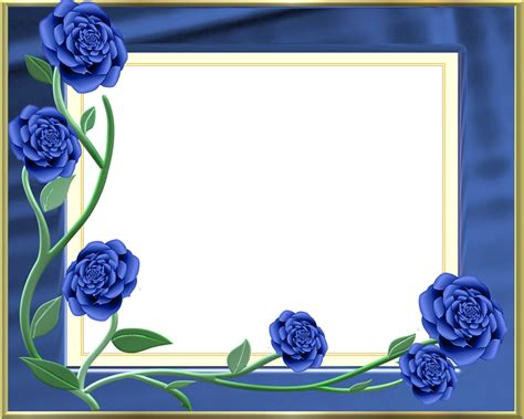 Frame Blue With Roses By LaShonda1980 On DeviantArt