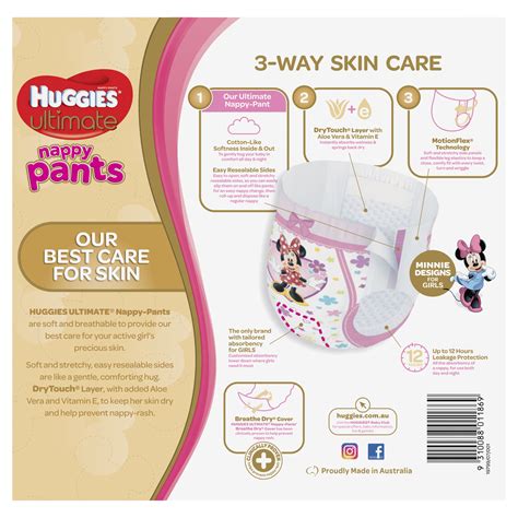 Buy Huggies Ultimate Nappy Pants Bulk Junior Girl At Mighty Ape Nz