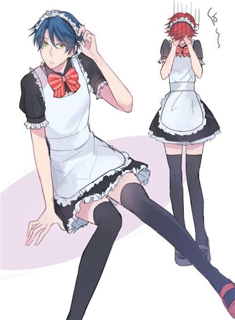 Gekkan Shoujo Nozaki Kun Mikoto And Kashima As Maids Maid Outfit Anime Anime Maid Neko Girl
