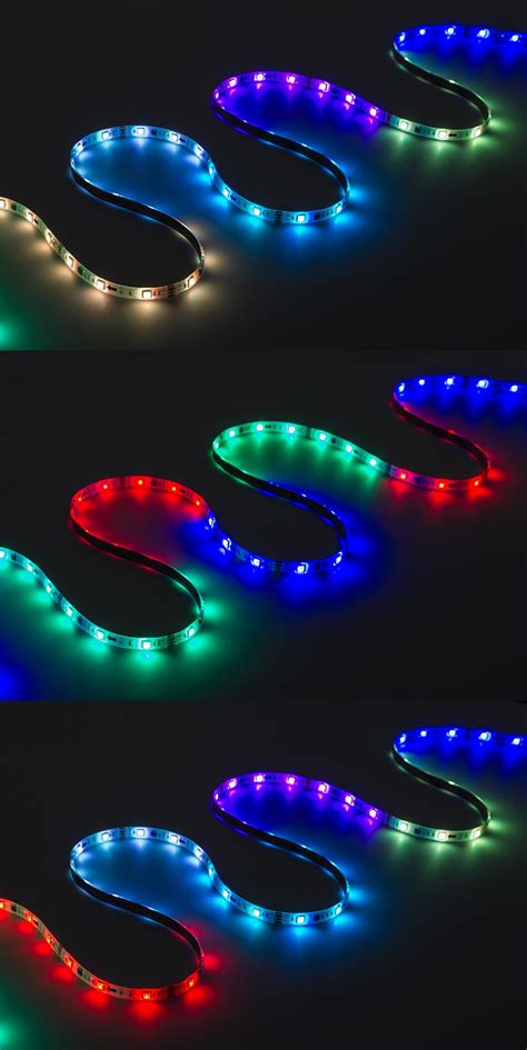 Outdoor Rgb Led Strip Lights Color Chasing 12v Led Tape Light Waterproof 37 Lumensft