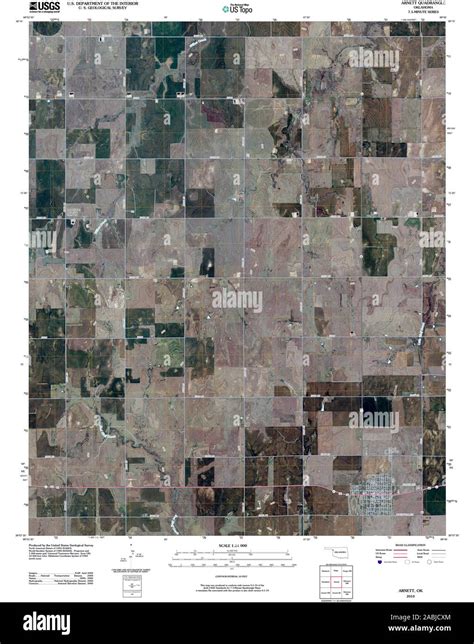 Arnett Oklahoma Map Hi Res Stock Photography And Images Alamy