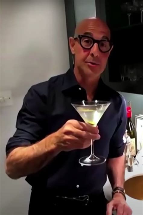 stanley tucci our favorite bartender teaches james corden to make his very first martini
