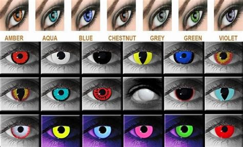 Cute Or Spooky Halloween Contact Lenses And Make Up Ideas