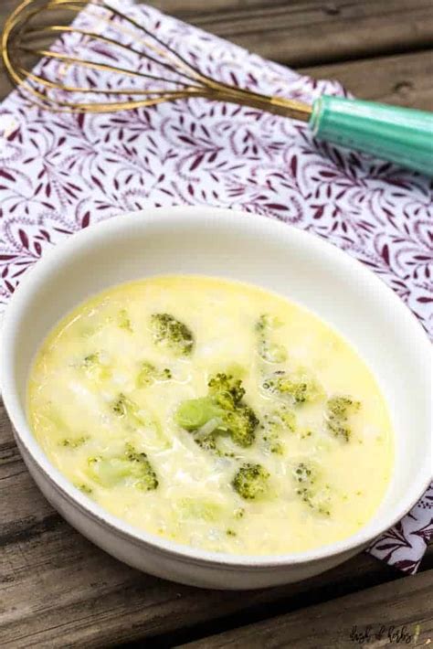 Creamy Broccoli Cheese Soup Dash Of Herbs