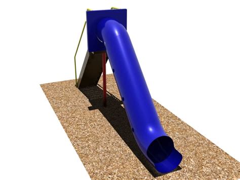 6 Foot Straight Tunnel Slide By Sportsplay Playground Outfitters