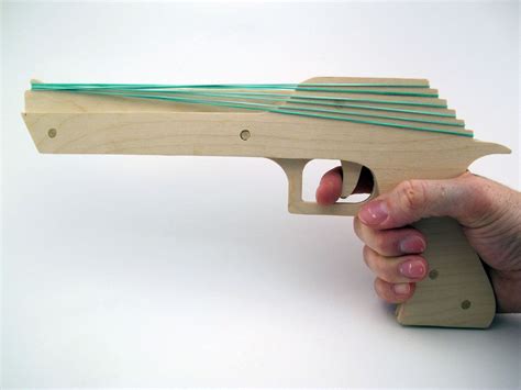 Diy Wood Rubber Band Gun - Pin on Cool Wooden Toys
