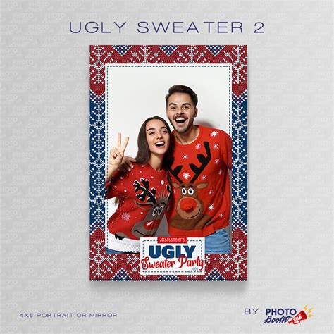 Ugly Sweater 2 Portrait Mirror Photoshop Psd Files Photo Booth Talk