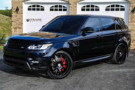 Range Rover Sport Looking Mean With Blacked Out Mesh Grille And Black
