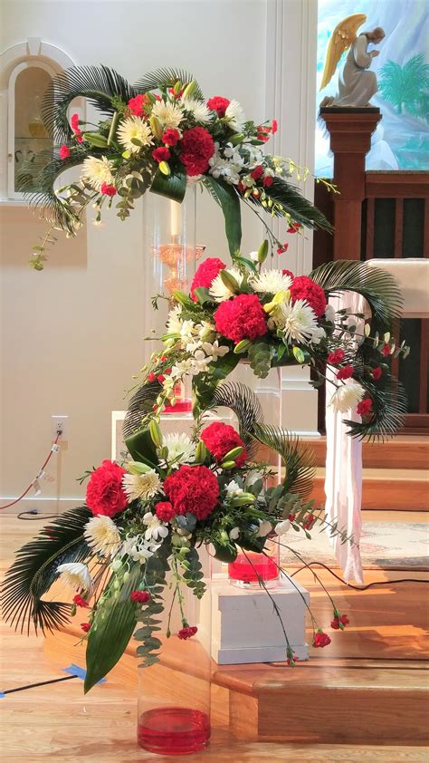 Church Altar Flower Arrangement Kompozycje Kwiatowe Kwiatowy Kwiaty
