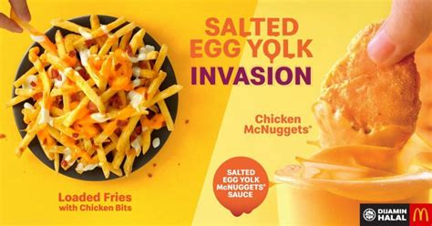 Entirely halal and made with local products, this brand of salted. McDonald's Malaysia has Salted Egg Yolk Dip for fries and ...