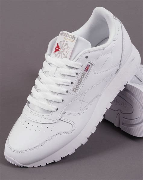 Reebok Classic Leather Trainers Whitewhite 80s Casual Classics