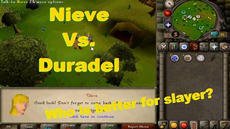 2007 Oldschool Runescape Nieve Vs Duradel With Commentary Which