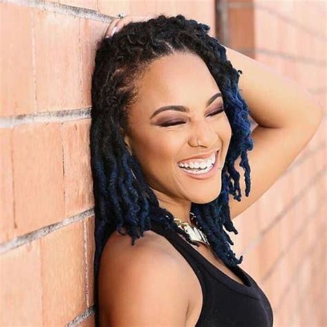 Model hair whisperer michael angelo helps jodie snyder (the 'jo' of sister act jewelry line dannijo) fake a bob. 40 Latest Short Faux Locs Ideas For This Season