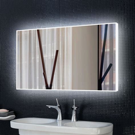 Decoraport 60 X 36 Inch Led Bathroom Mirror With Touch Buttonanti Fog Dimmable Bluetooth