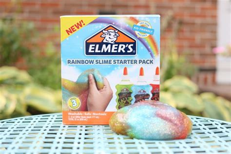 Make Rainbow Slime The Easy Way With Elmers Slime Kits
