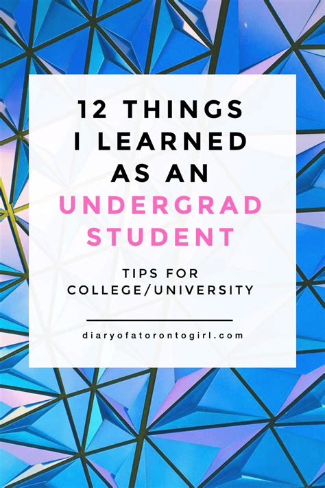 12 Things I Learned As An Undergraduate Student University Teaching
