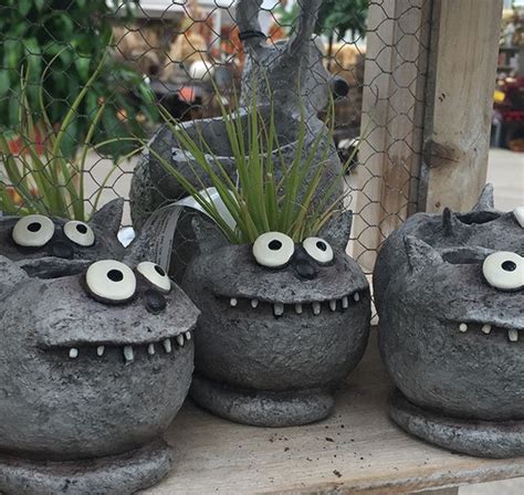 Blob House Planters ~ Quirky Pots ~ Funny Pots Ceramics Projects