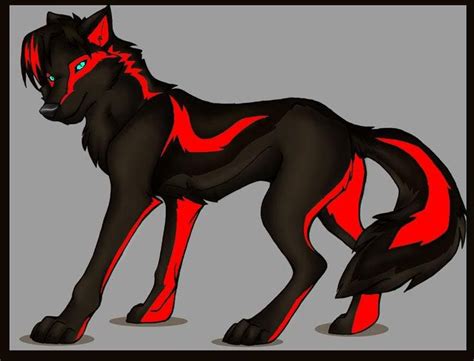 Cool But Fanmade Demon Wolf Anime Wolf Wolf