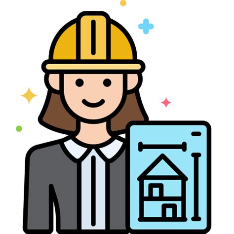 Architect Flaticons Lineal Color Icon