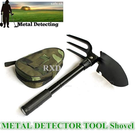 Metal Detector Kit Tools Gold Finder Multi Function Shovel Military