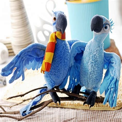 High Qualityrio Parrot Blu Jewel Plush Toy Christmas T H387 In
