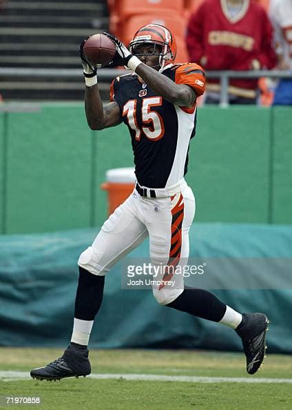 Wide Receiver Chris Henry Of The Cincinnati Bengals Catches A Pass