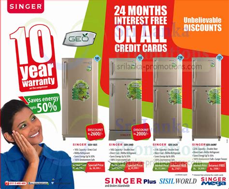 Refrigeration, ice equipment, food preparation Singer Fridge 30 Jan 2014 » Singer Refrigerator Special ...