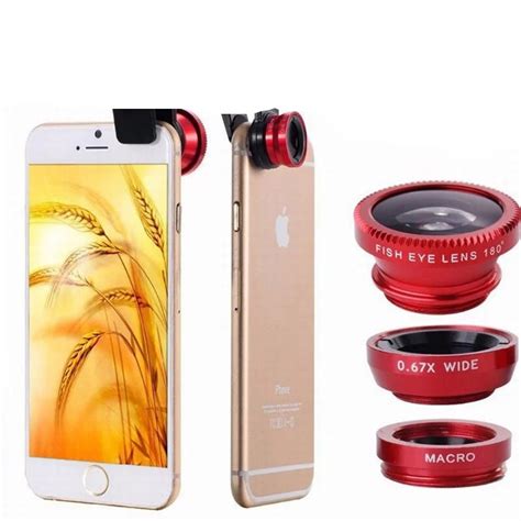 Buy Universal 3 In 1 Clip Fisheye Lens Camera Fish Eye