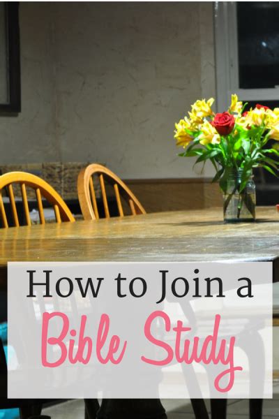 This Is How To Join A Bible Study The Littlest Way