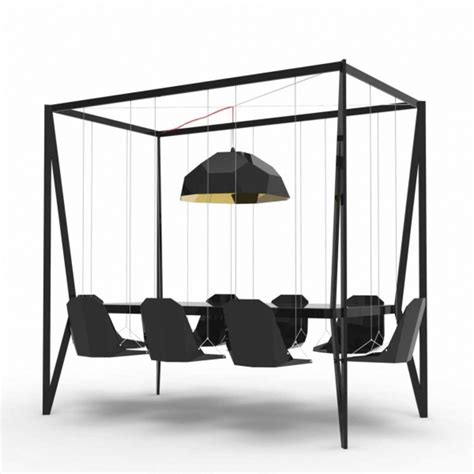 Swing Table With Swinging Chairs By Duffy London Home Reviews