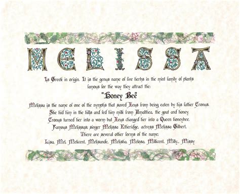 Meaning Of Melissa Names With Meaning Names Melissa Name