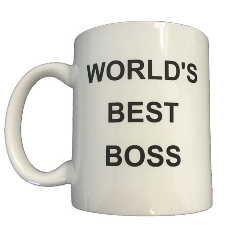 Worlds Best Boss Coffee Mug Michael Scott The Office Tv Steve Carell T Cup