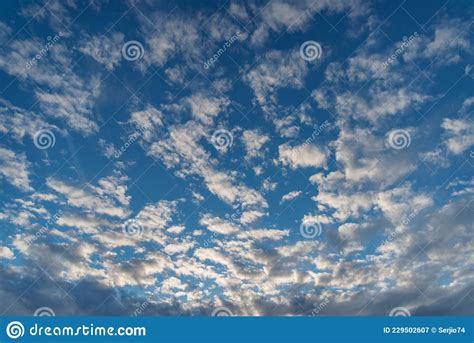 Amazing Cloudscape On The Sky Before The Rain Stock Image Image Of