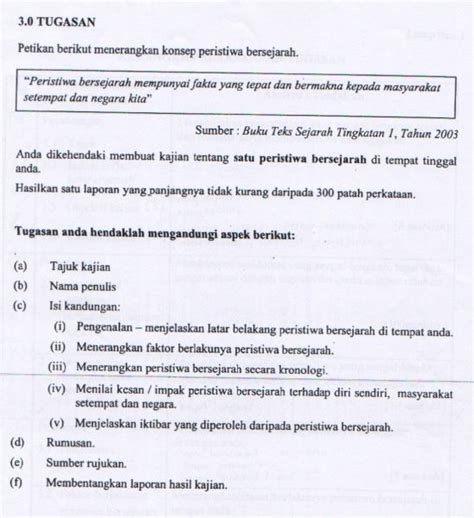 Good news, polis diraja malaysia lepaskan dua anggota tni. Contoh Jawapan Tugasan Sejarah PT3 2017 Peristiwa ...
