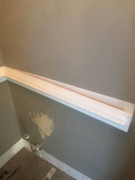 Edge gap will be caulked, and. faux shiplap bathroom - Saved by Scottie