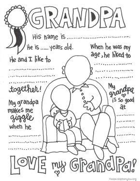 Click for more coloring pictures for kids. Grandparent Coloring Pages for Grandparents Day ...