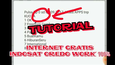 Ulasan kali ini tentang cara setting apn (access point name) indosat 4g tercepat dan stabil untuk pengguna smartphone android dan ios atau iphone dan lainnya. TUTORIAL internet tanpa kuota INDOSAT Ooredoo TERBARU (100% work) - YouTube