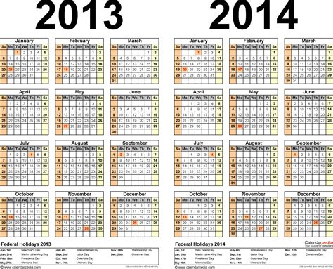 Perfect Multi Year Printable Calendars Free Calendar Template Create
