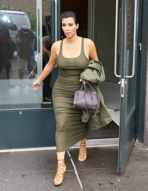 Kim Kardashian Leaves Nothing To The Imagination As She Flaunts Her