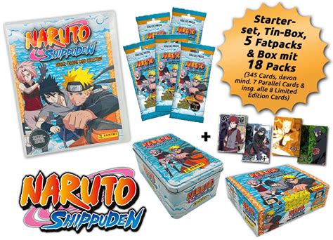 Naruto Shippuden Trading Cards Sammel Bundle