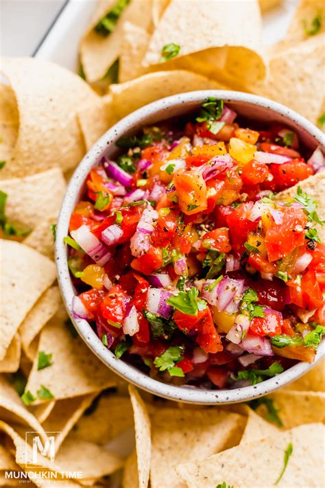 How To Make Salsa With Fresh Tomatoes Munchkin Time