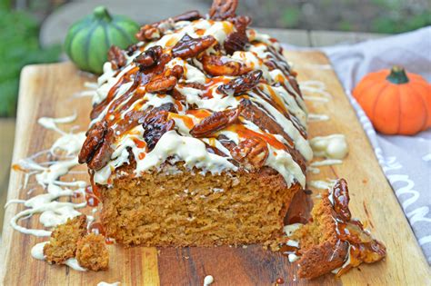 White Chocolate And Caramelized Pecans Pumpkin Bread — Tasty Food For
